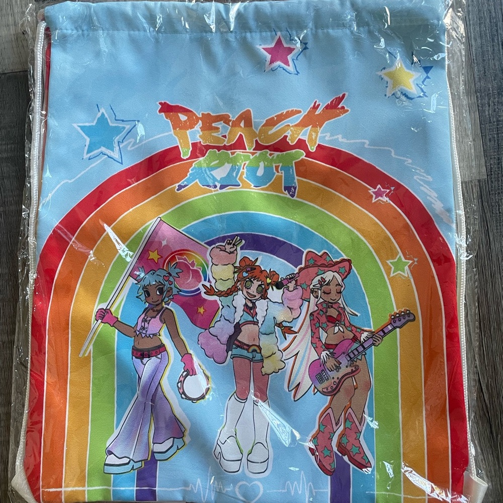 Peach Riot Rainbow Character Backpack